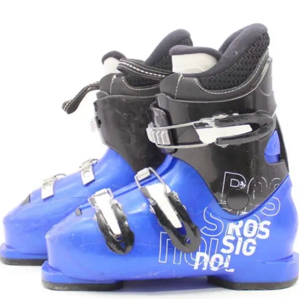 Rossignol Kids Black and Blue Ski Boots